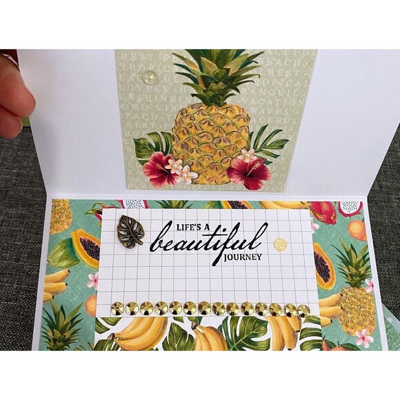 Tropical Oasis 8 Card Set / Limited Quantity Made / All Occasion Cards / - Picture 6 of 10